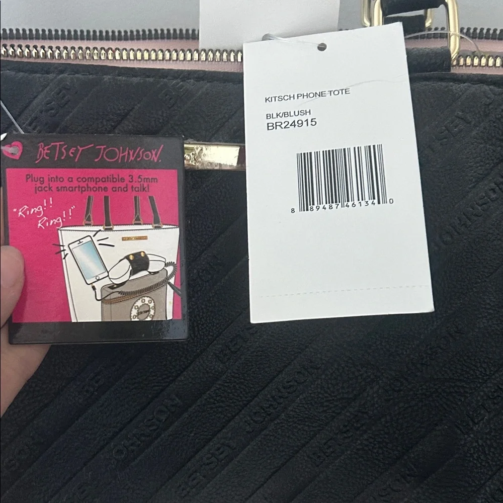 Betsey Johnson Kitsch Phone Tote - Picture 2 of 6